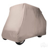 Tan Golf Cart Cover For Storage & Rain Protection, COV-005