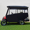 Odyssey Enclosure in Black for carts with RHOX 88" Top, fits Yamaha G29/Drive with rear seat, ENC-030-B