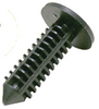 Black Plastic Xmas Tree Push Rivet, (10 Bag), 13013