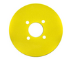 Wheel Plates 12 / 14 Set of (4) MadJax Yellow Aluminum, 19-080-YEL