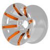 Orange Inserts for Avenger 14x7 Wheel, 19-083-ORG