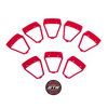 Red Inserts for GTW Nemesis 12x7 Wheel, 19-098-RED