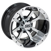 GTW Storm Trooper 10x7 Machined & Black Wheel (3:4 Offset), 19-107