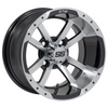 GTW Storm Trooper 12x7 Machined Black Wheel, 19-114