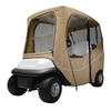 Khaki 2-Passenger Deluxe Enclosure (Universal Golf Cart Fit), 2029