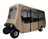 Deluxe Khaki 6-Passenger Enclosure (Universal Golf Cart Fit), 2031