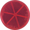 Red Round Golf Cart Reflector, 2447