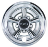 8" Chrome "SS" Wheel Cover, 4641, AM12240-01