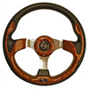 Woodgrain Rally Steering Wheel, 56910