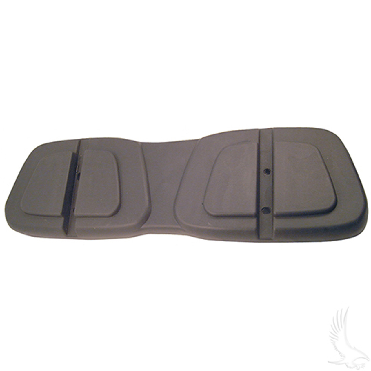 Club Car DS One Piece Seat Back Shell, Black Plastic, SEAT-2709, 1022370-01, 6870