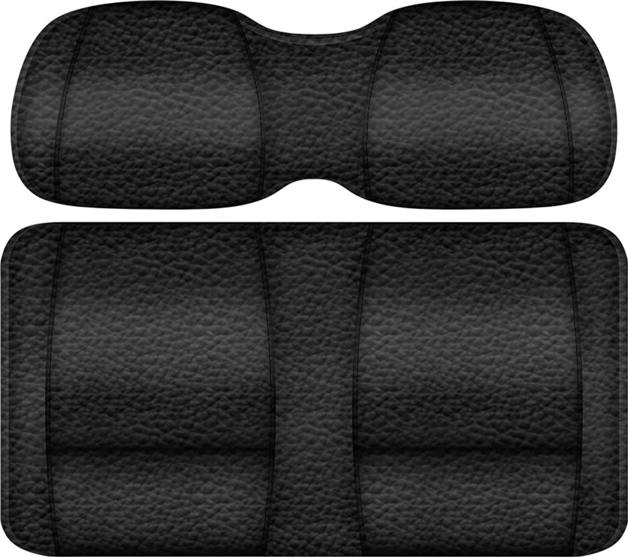 DoubleTake Veranda Black-Black Front Seat Cushion, SEAT-DT1112-BBK-CS