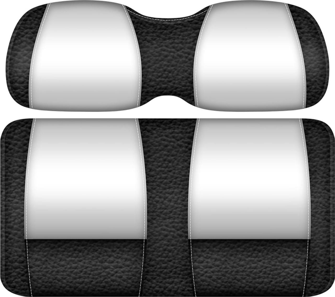 DoubleTake Veranda Black-White Front Seat Cushion, SEAT-DT1112-BWT-CS