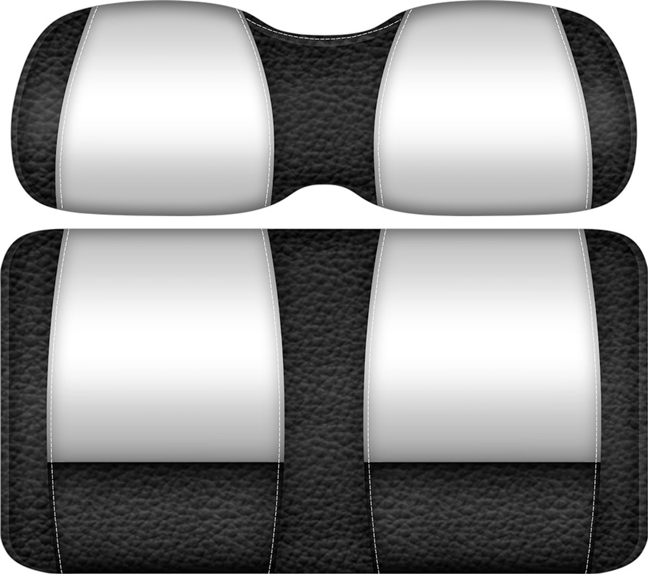 DoubleTake Veranda Black-White Front Seat Cushion, SEAT-DT1112-BWT-CS