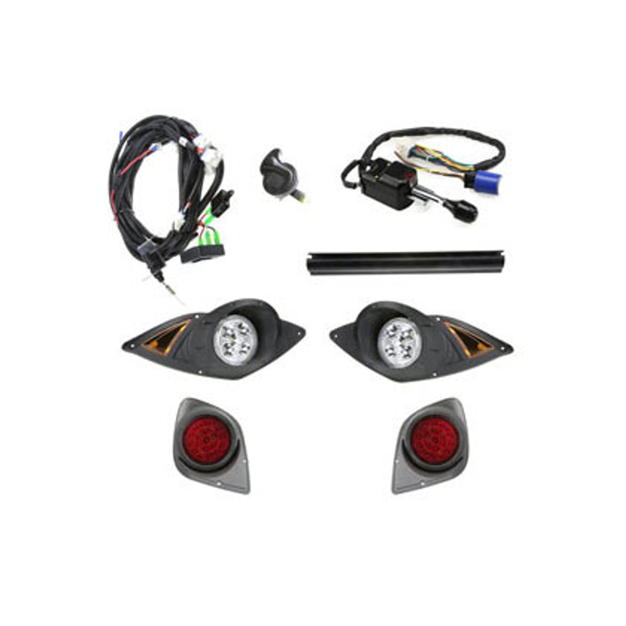 Revenge Yamaha G29/Drive LED Deluxe Street Legal Light Kit 2007-2016 (Does NOT fit Drive 2), LIGHT-L0003KLDKO-D1-X1