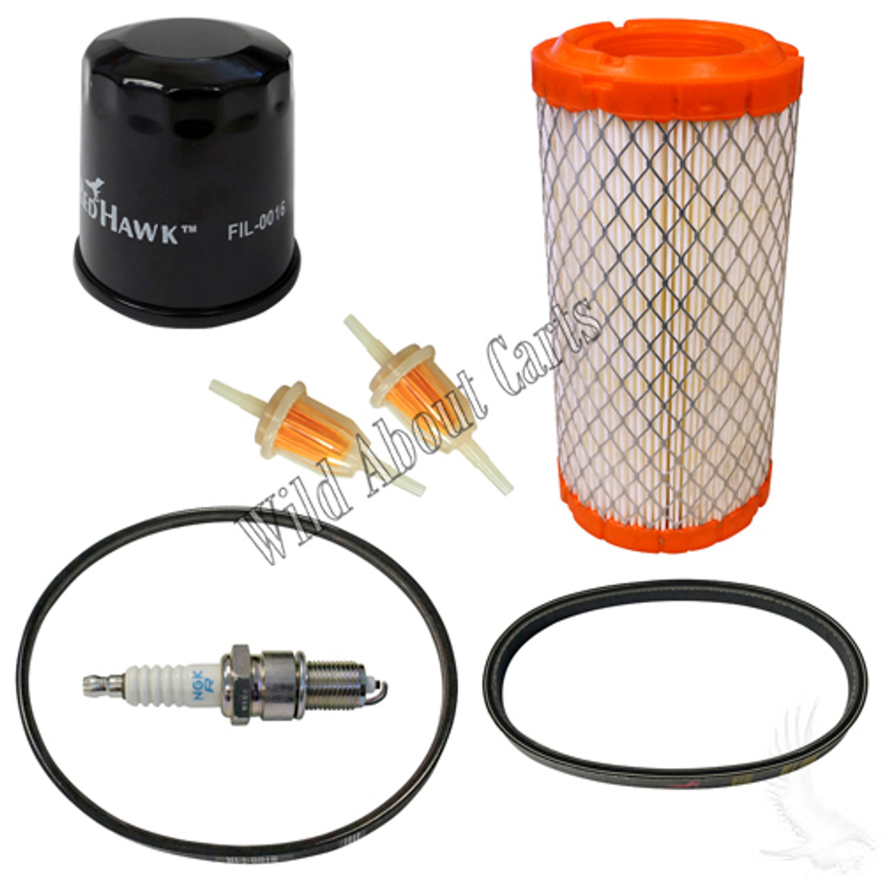 Deluxe Tune Up Kit - Club Car Precedent Golf Cart 4-Cycle With Oil Filter, FIL-1123