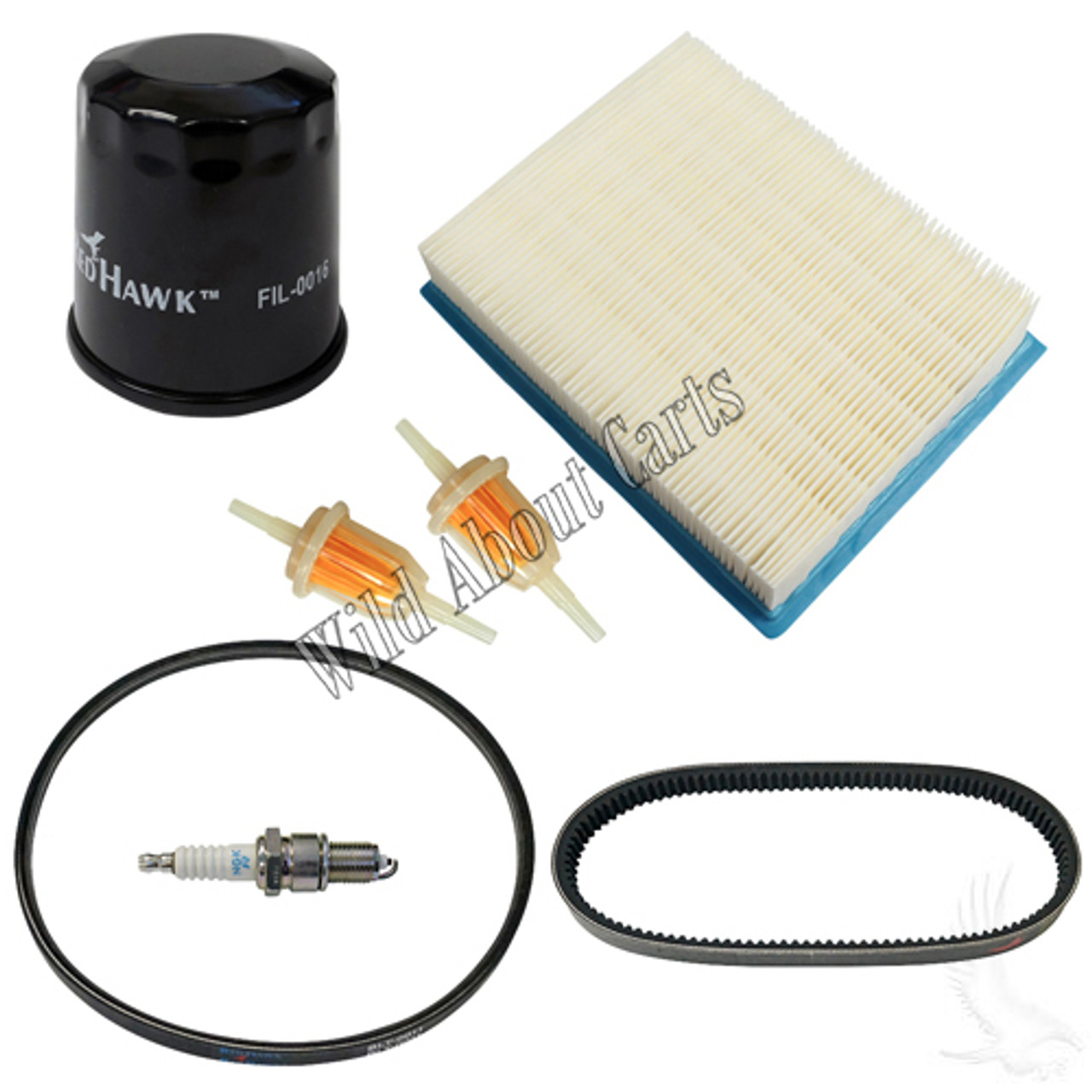 Deluxe Tune-Up Kit for Club Car DS Golf Cart 4-Cycle Gas With Oil Filter, FIL-1121