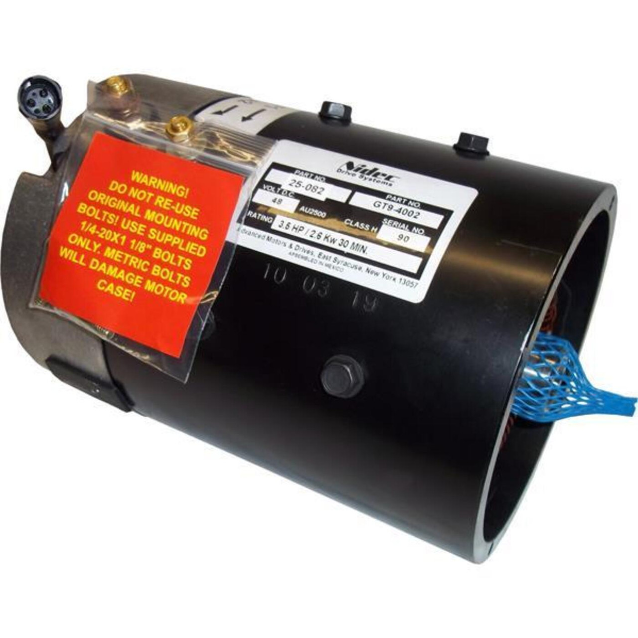 Yamaha G19 48 Volt 3.5HP AMD Stock Replacement Motor (Years 1996-2002), 25-082