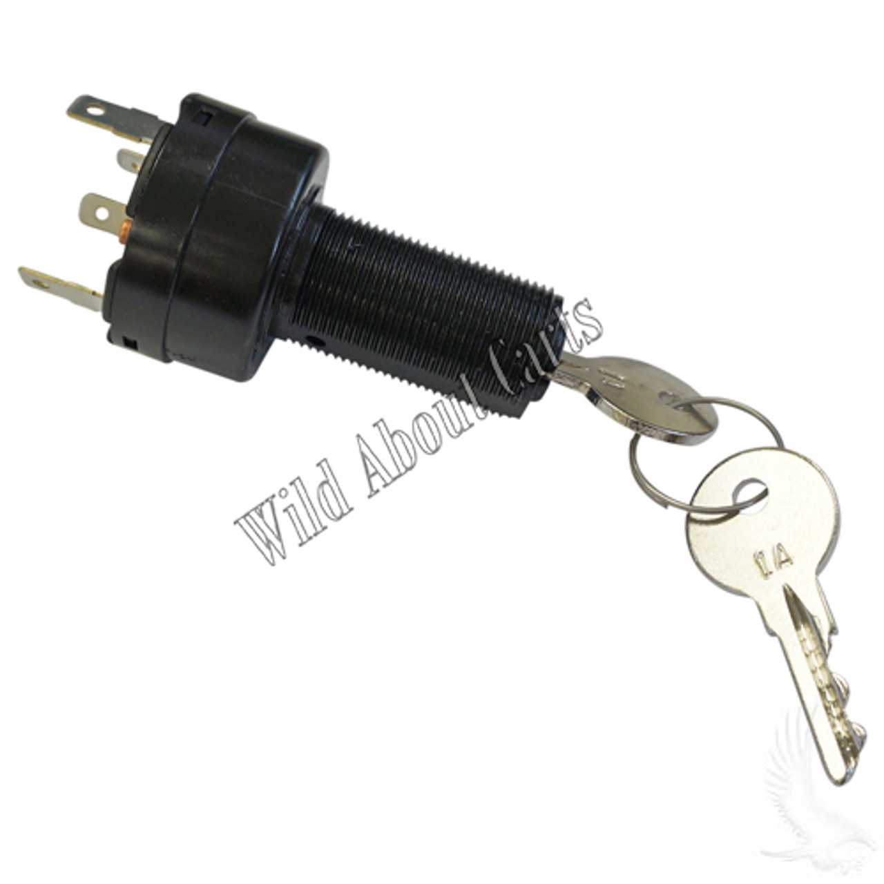 Key Switch (Uncommon Key) for Club Car DS/Precedent/Tempo/Onward Gas Golf Cart, KEY-64, 102571401, 14329