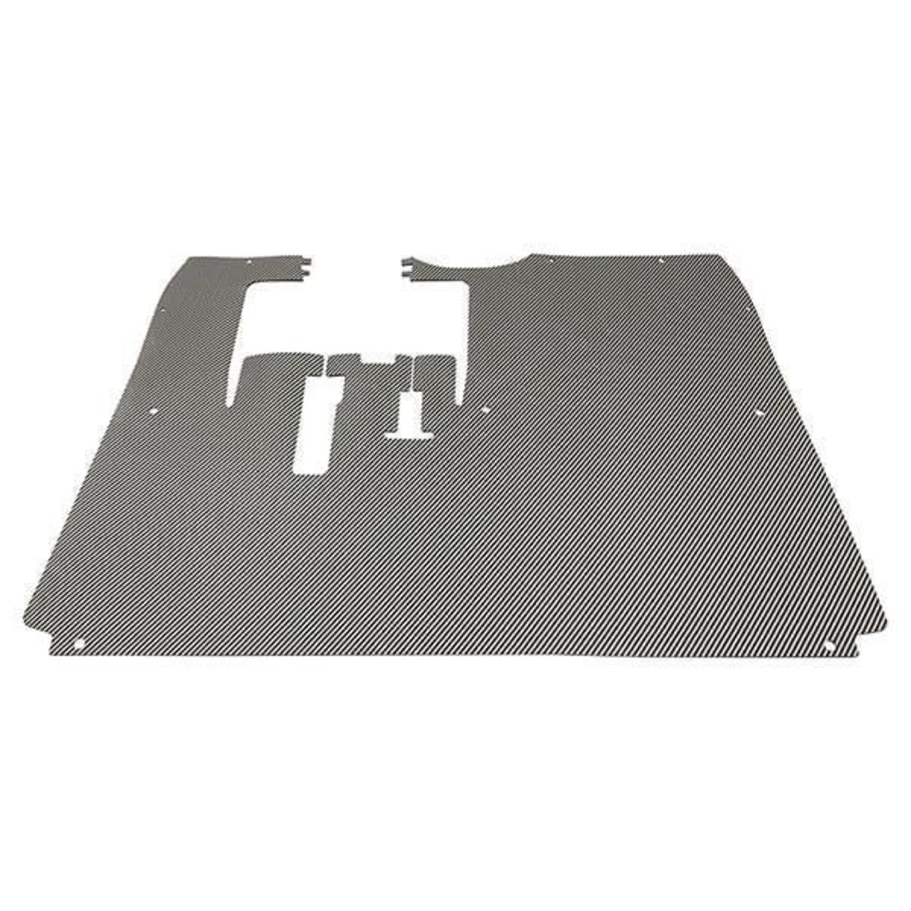 Premium Carbon Black/Silver Floor Mat for Yamaha G29/Drive (2007-2016), 90889