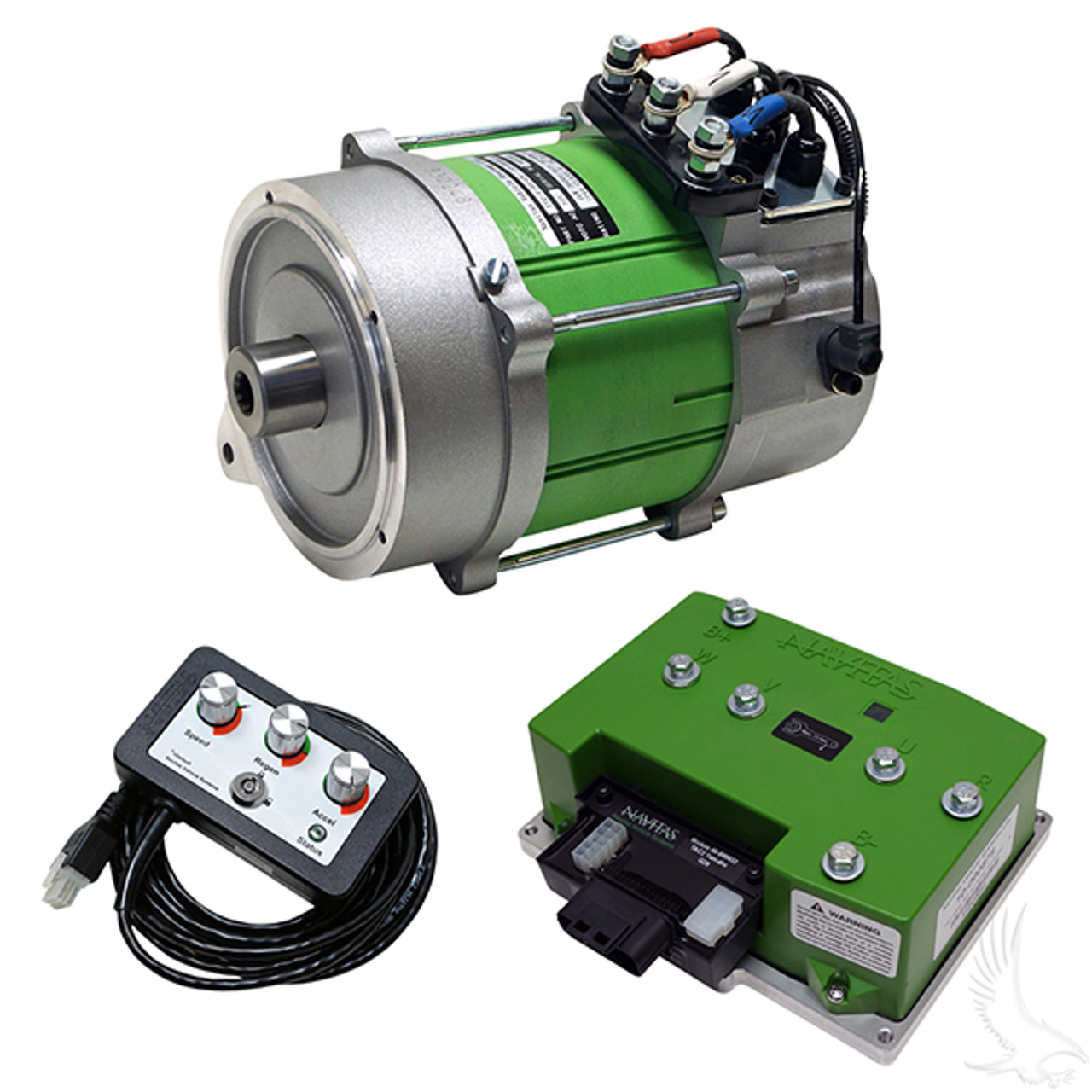 Navitas AC Drive Conversion Kit, 440A Controller w/ 4KW Motor, Yamaha Drive2 and G29/Drive, CON-NV44-YDR-DC