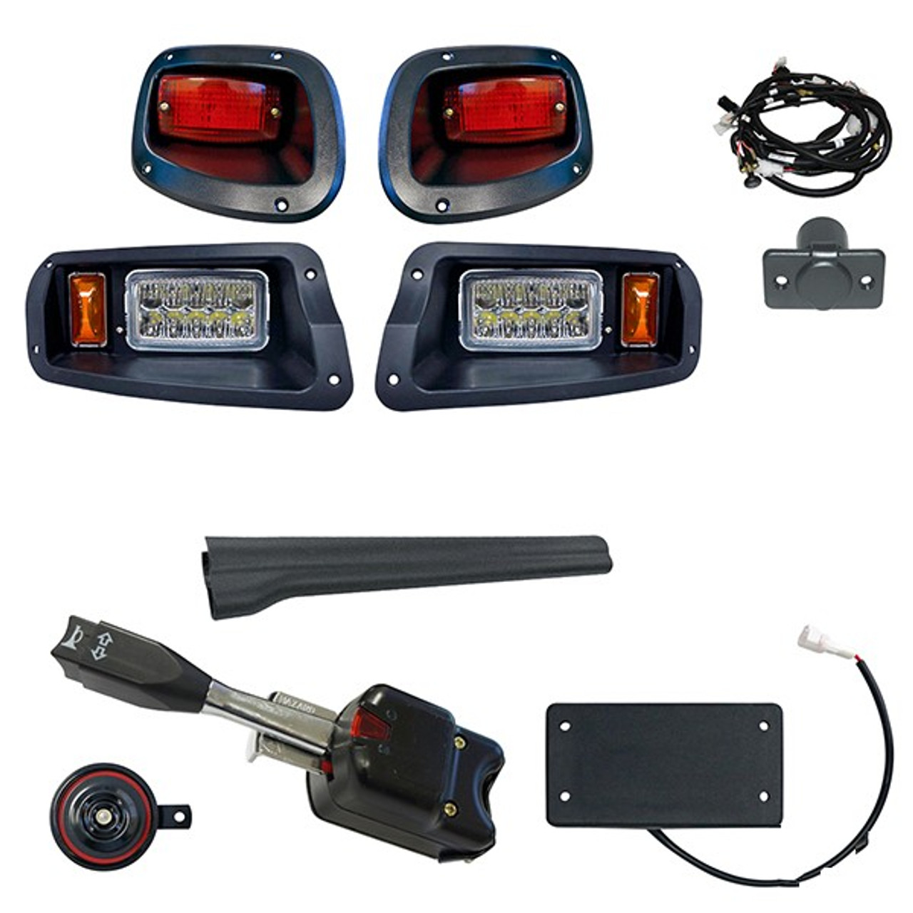 Standard LED Adjustable Light Kit, E-Z-Go TXT 2014-Up Golf Cart (OEM Fit), LGT-301LT2B10