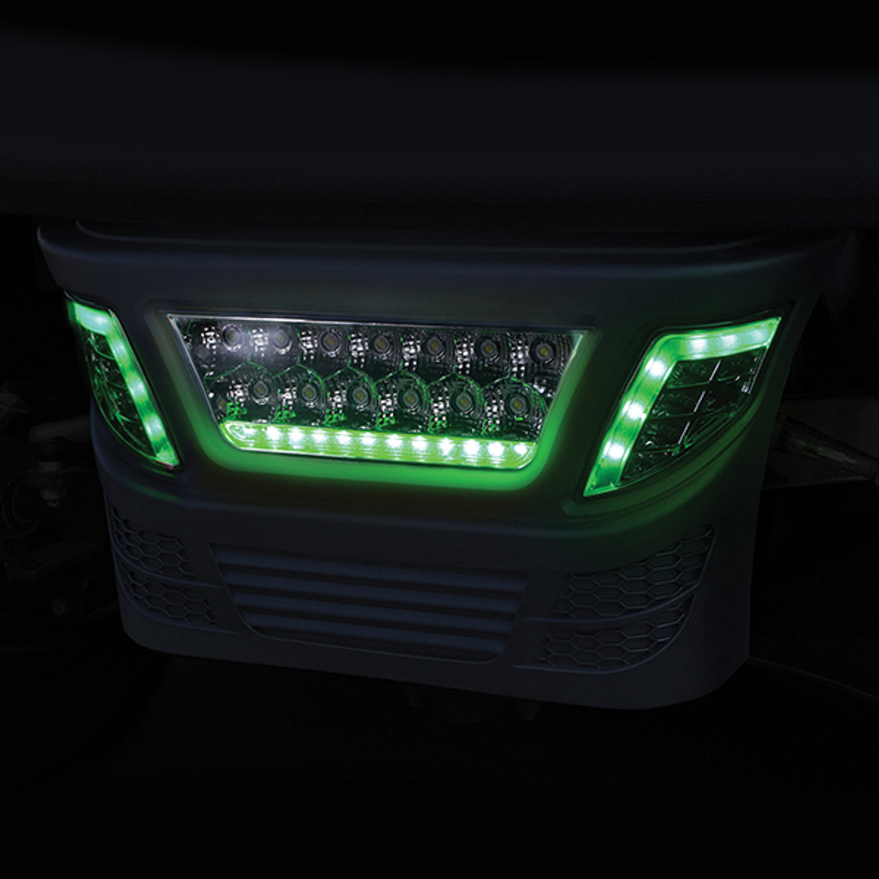 LED Light Bar Kit for Electric Club Car Precedent 2008-Up, 12-48V, LGT-340LBT2B1