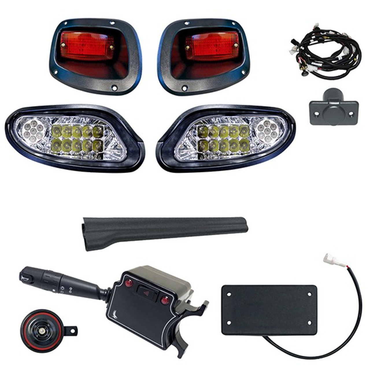 Deluxe LED Factory Style Light Kit for E-Z-Go TXT 2014+ Golf Cart ( OE Fit), LGT-371LT3B10