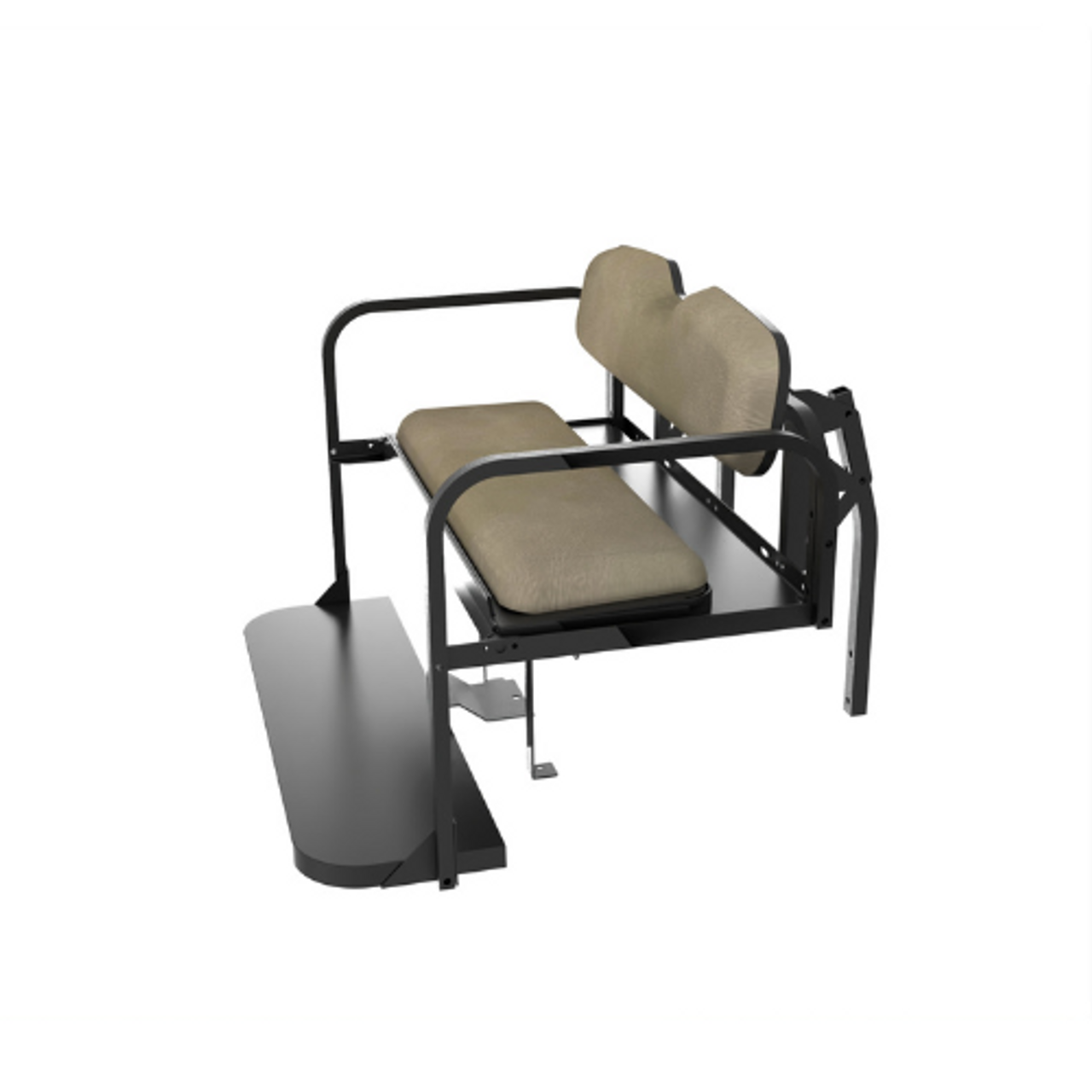 EZGO RXV Golf Cart Rear Seat Kit Fits Years 2008-Up, ST-WP-1002BKSRKO & WP-1002SKSRKO & WP-1002WKSRKO-D1