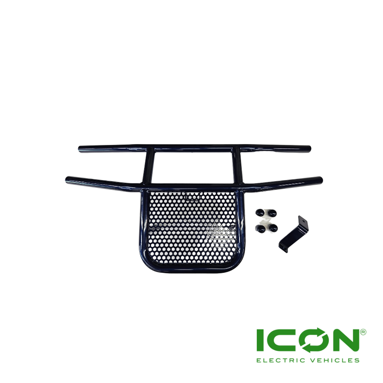 Dark Blue Steel Brush Guard for ICON i20, i40, i60, i80 Non-Lifted Golf Cart Models, BRG-702-IC-DB, 2.08.001.000074