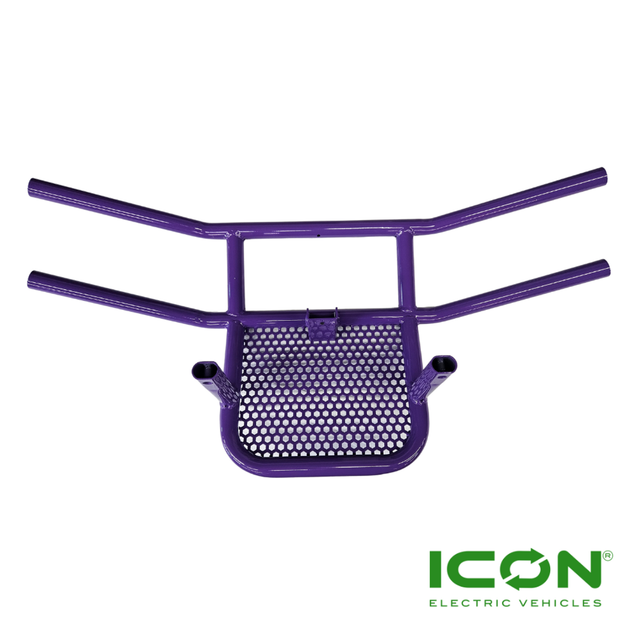 Purple Steel Brush Guard for ICON i20, i40, i60, i80 Non-Lifted Golf Cart Models, BRG-702-IC-PL, 2.08.001.000066