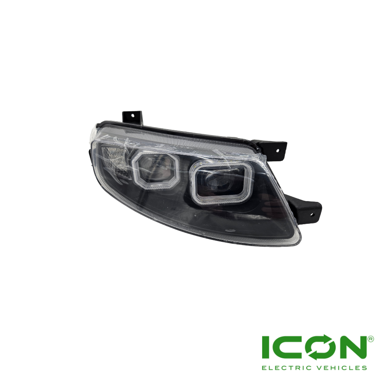 Passenger Side (Right) Front Headlight for ICON Golf Cart, LIGHT-708-IC, 3.202.01.010003, 3.202.01.010052