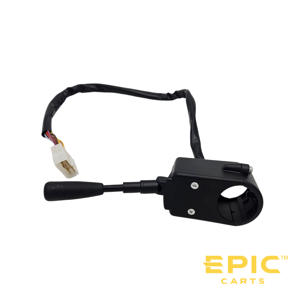 Combination Turn Signal Switch for EPIC E20, E60, E40, E40L, E40FL, E60L and ICON i20X, i40X, i60LX Golf Carts, LIGHT-607-IX, 3210070025
