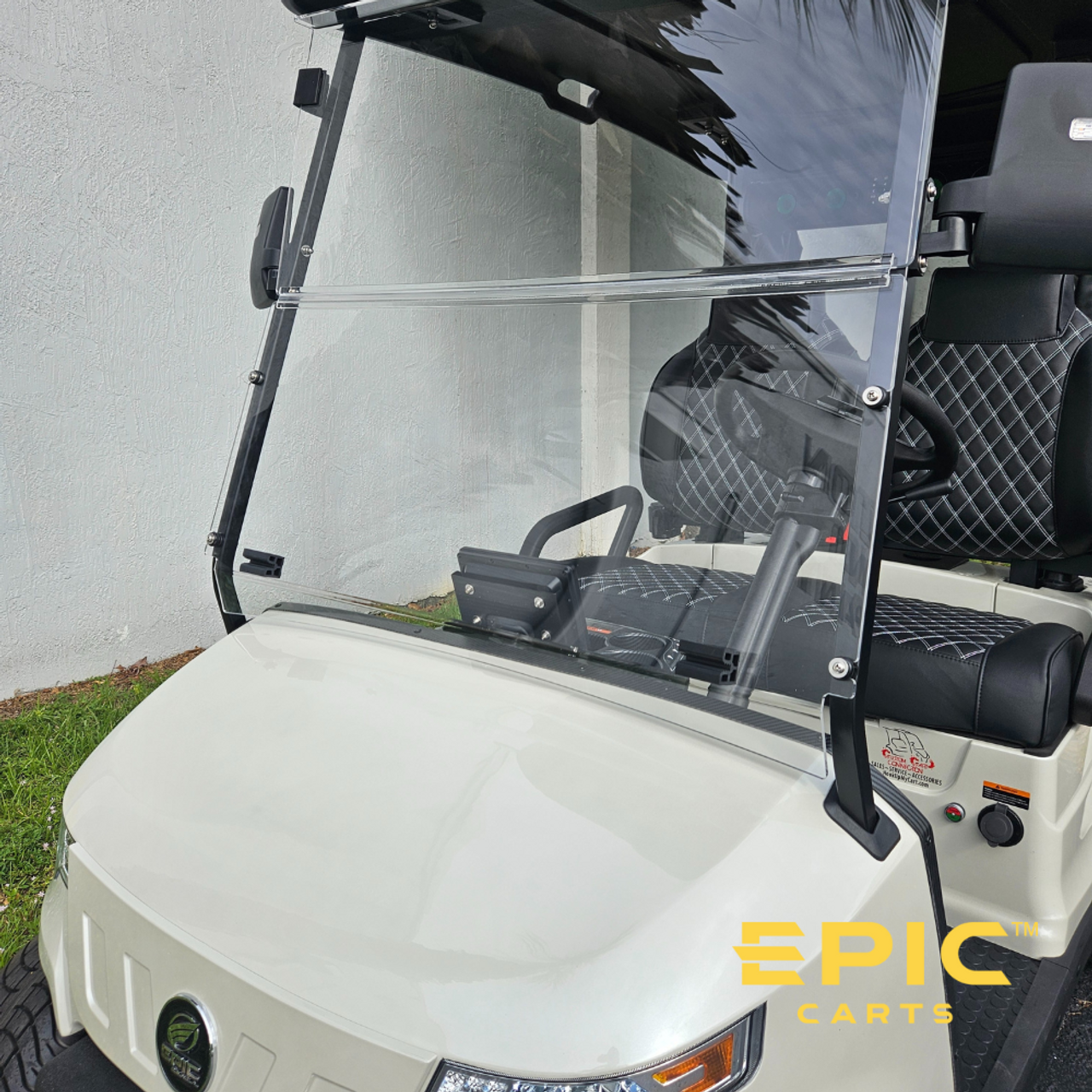 Foldable Windshield for E20 EPIC Golf Cart, WS-EP608, 3411000140