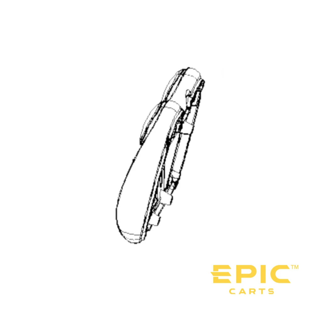 Leather Backrest for EPIC E40FX Golf Carts