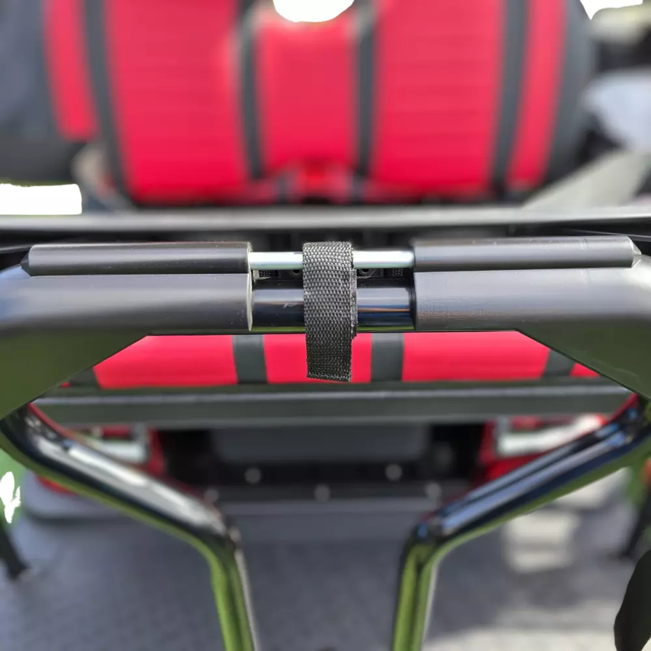 Golf Cart Rear Seat Golf Bag Holder Attachment Top Bar Only for ICON I-Series (2019-2025), ACS-710-IC