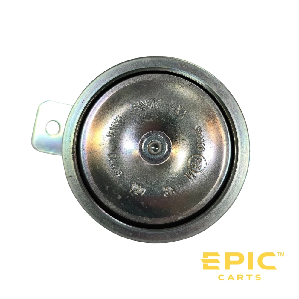 12-Volt 3amp 105db Horn for EPIC E20, E60, E40, E40L, E40FL, E60L, E20FX, E40FX, E60FX, and ICON i20X, i40X i60LX Golf Carts