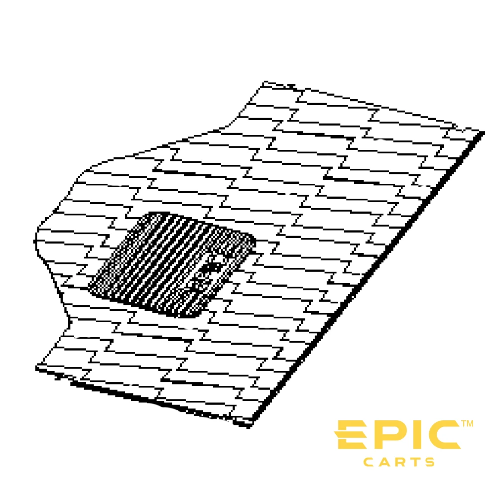Front Floor Mat for EPIC E40FX Golf Cart