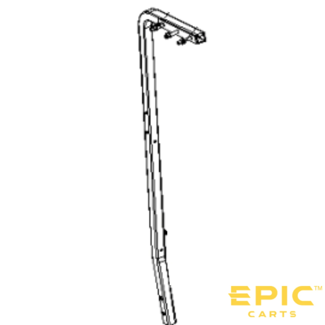 Passenger Side (Right) Front Top Roof Support for EPIC E40FX Golf Carts