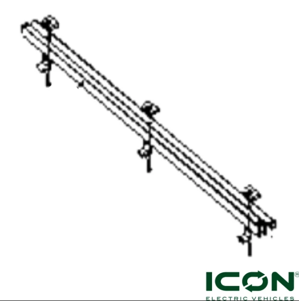 Rear Light Strip Rain Curtain Slot for ICON i40X, i60X Golf Carts (BD-ICFX571)
