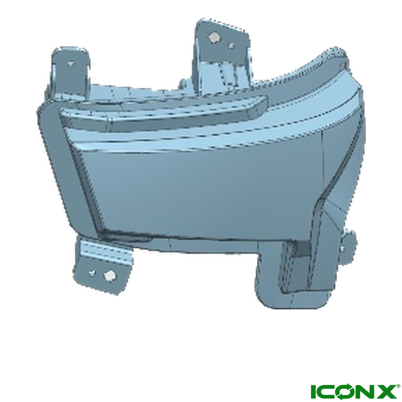 Passenger Side (Right) Front Headlight Assembly for ICON i20X, i40X, i60X Golf Carts, LIGHT-602-IX, 3208059485