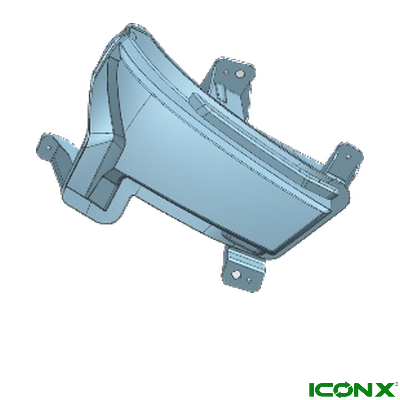 Driver Side (Left) Front Headlight Assembly for ICON i20X, i40X, i60X Golf Carts, LIGHT-602-IX, 3208059485