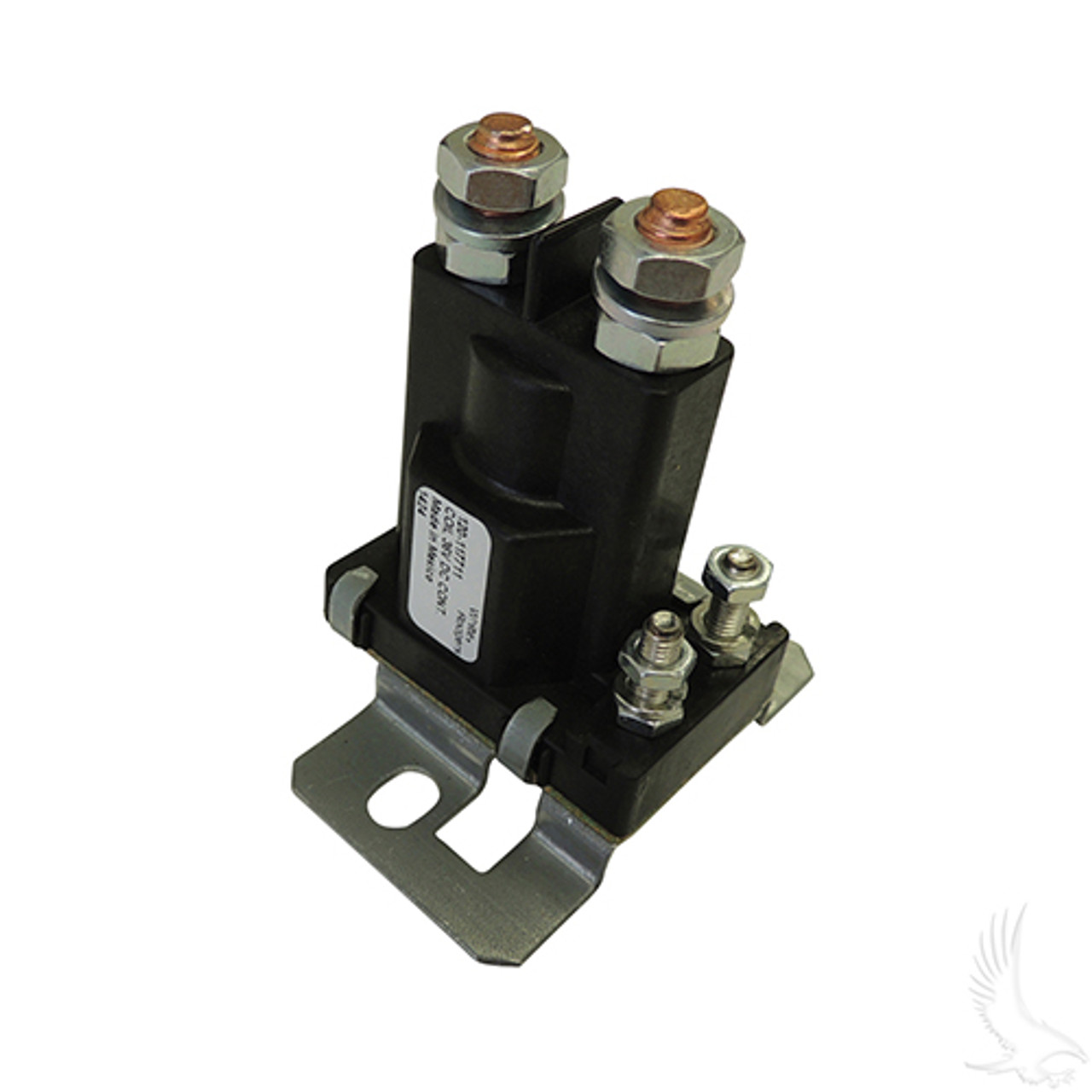 Solenoid, 36V Four Terminal Silver, Club Car DS Electric 1988-05., 1120, SOL-1006, 1019759-01