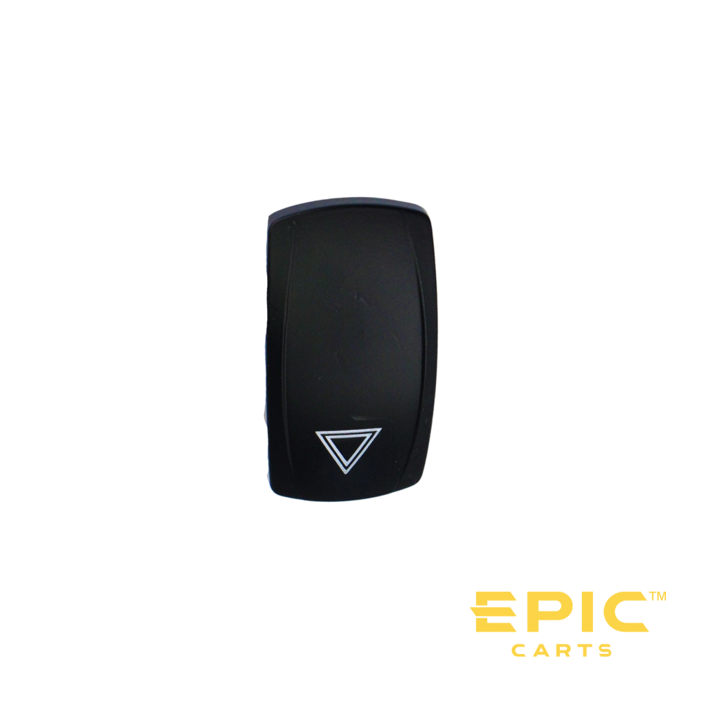Hazard Lights Switch for EPIC E20, E60, E40, E40L, E40FL, E60 and ICON i20X, i40X, i60LX Golf Carts, LIGHT-605-IX, LIGHT-EP512, 3210015335