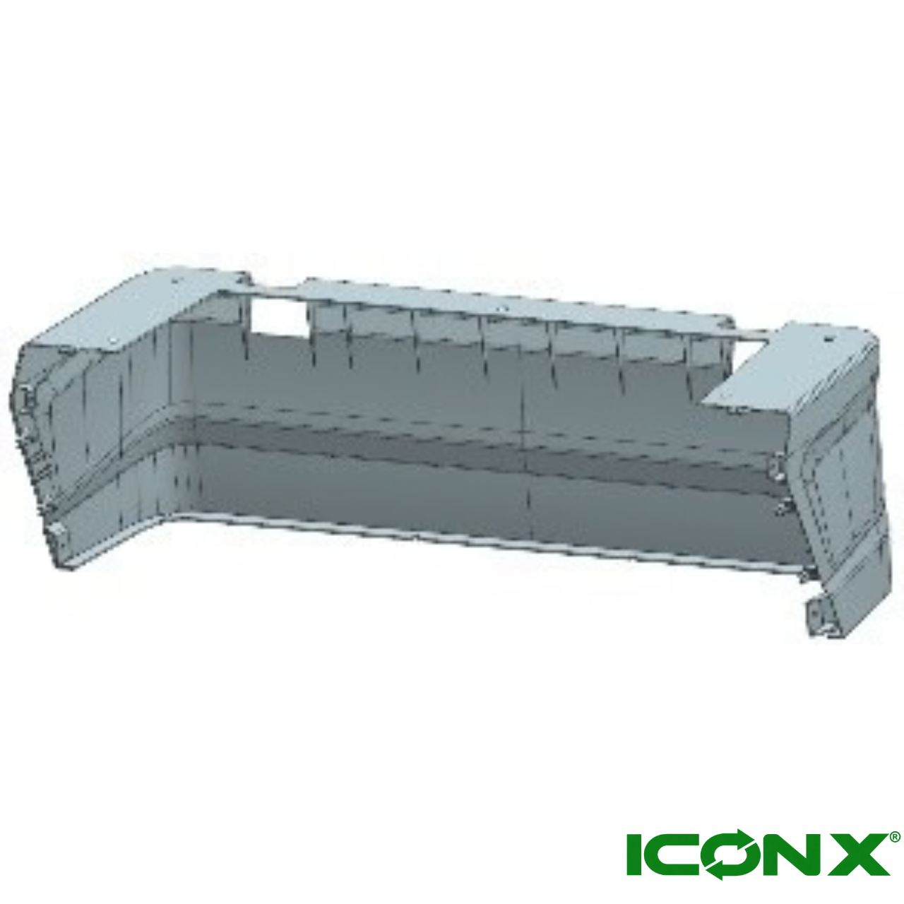Front Seat Bucket Rear Panel for ICON i40FX, i60LX Golf Carts, ST-966-IX, 3401017085
