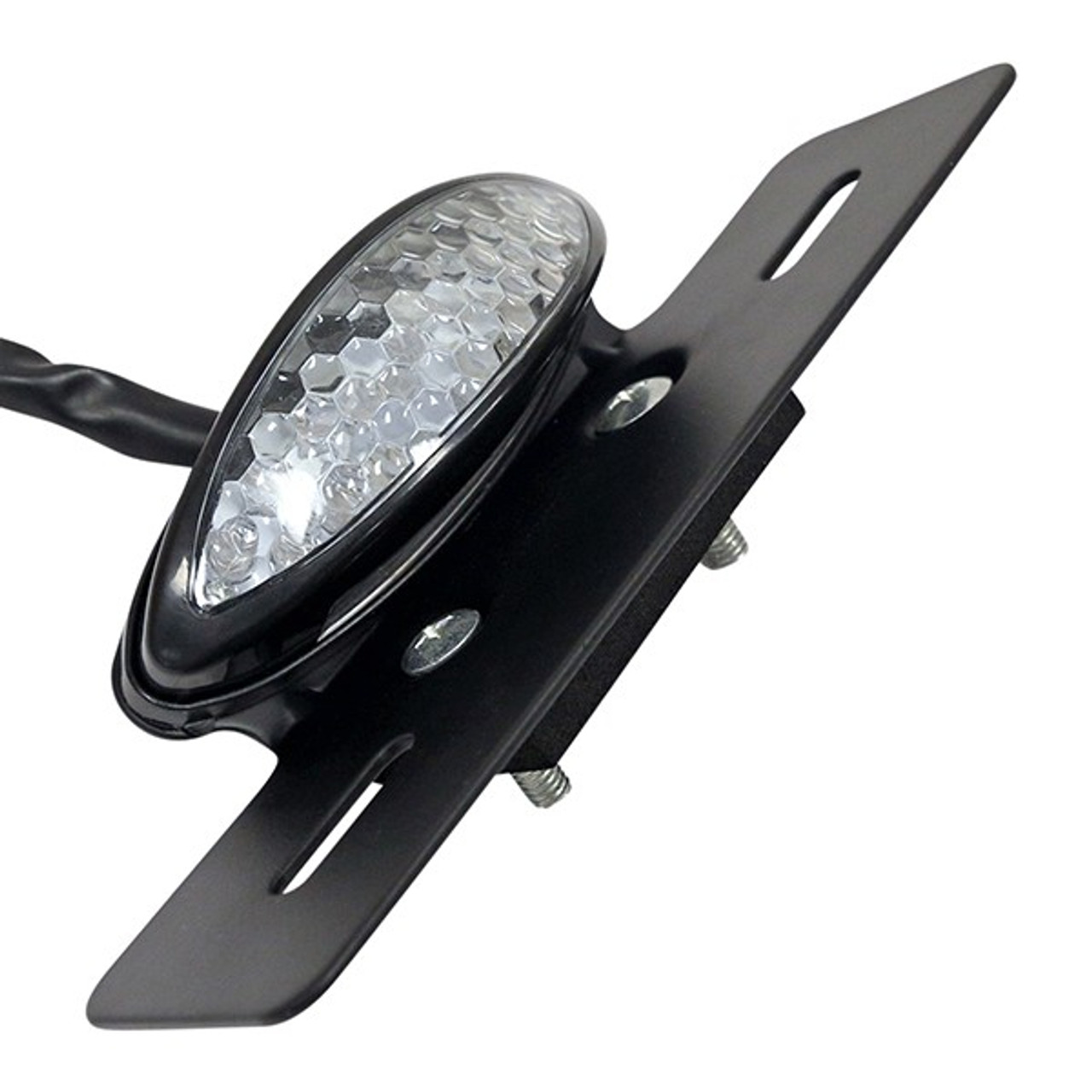Illuminated License Plate Holder with LED Plate Tag for Universal Golf Cart, LGT-052