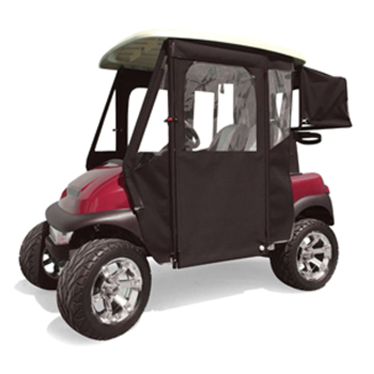 Black Sunbrella Door Max Enclosure E-Z-GO RXV 2008-Up Golf Cart, 65012