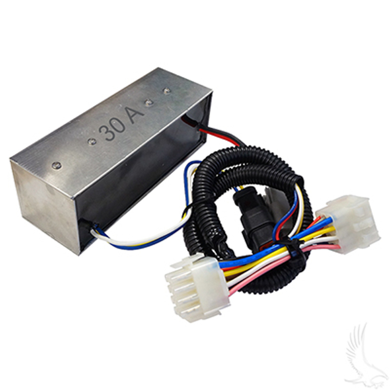 Golf Cart 36V-48V to 12V, 20 amp Voltage Reducer, Club Car Precedent 08-Up, VOLT-2003