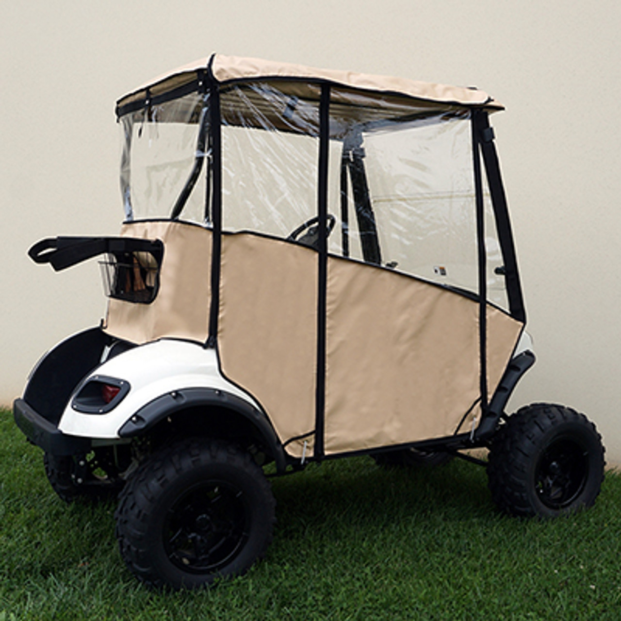 Odyssey Over the Top 3-Sided Beige Enclosure for E-Z-GO TXT 2014-Up, ENC-012