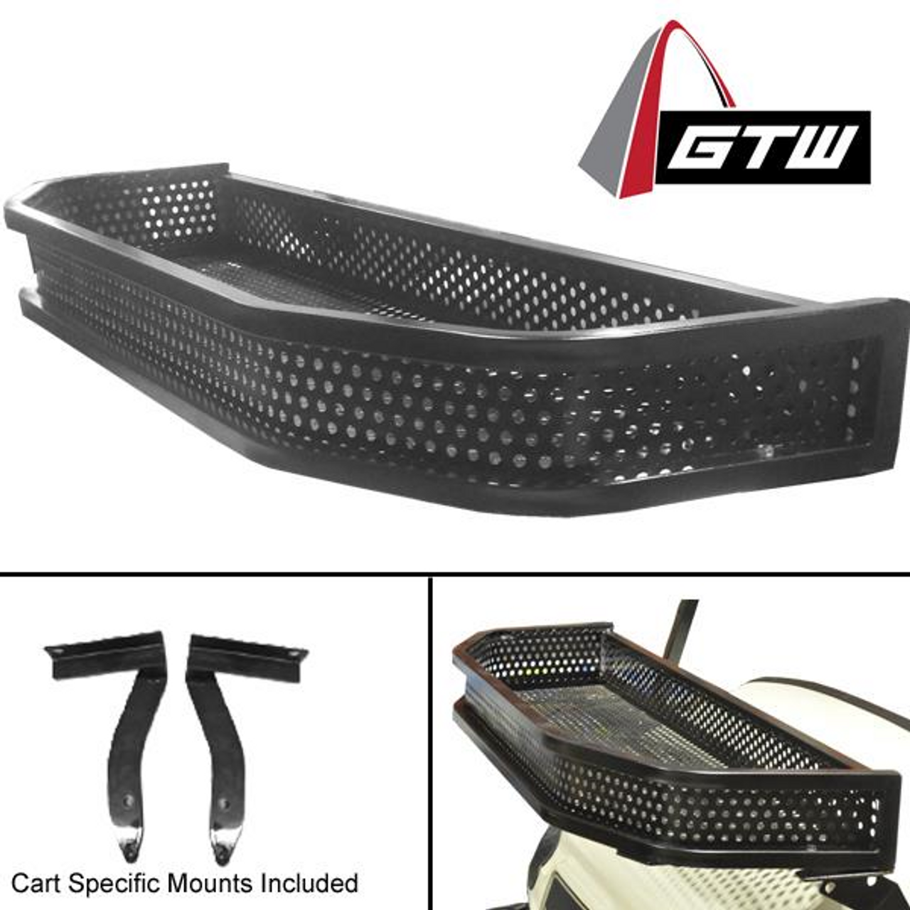 GTW Clays Basket with Brackets for E-Z-Go RXV, 04-030