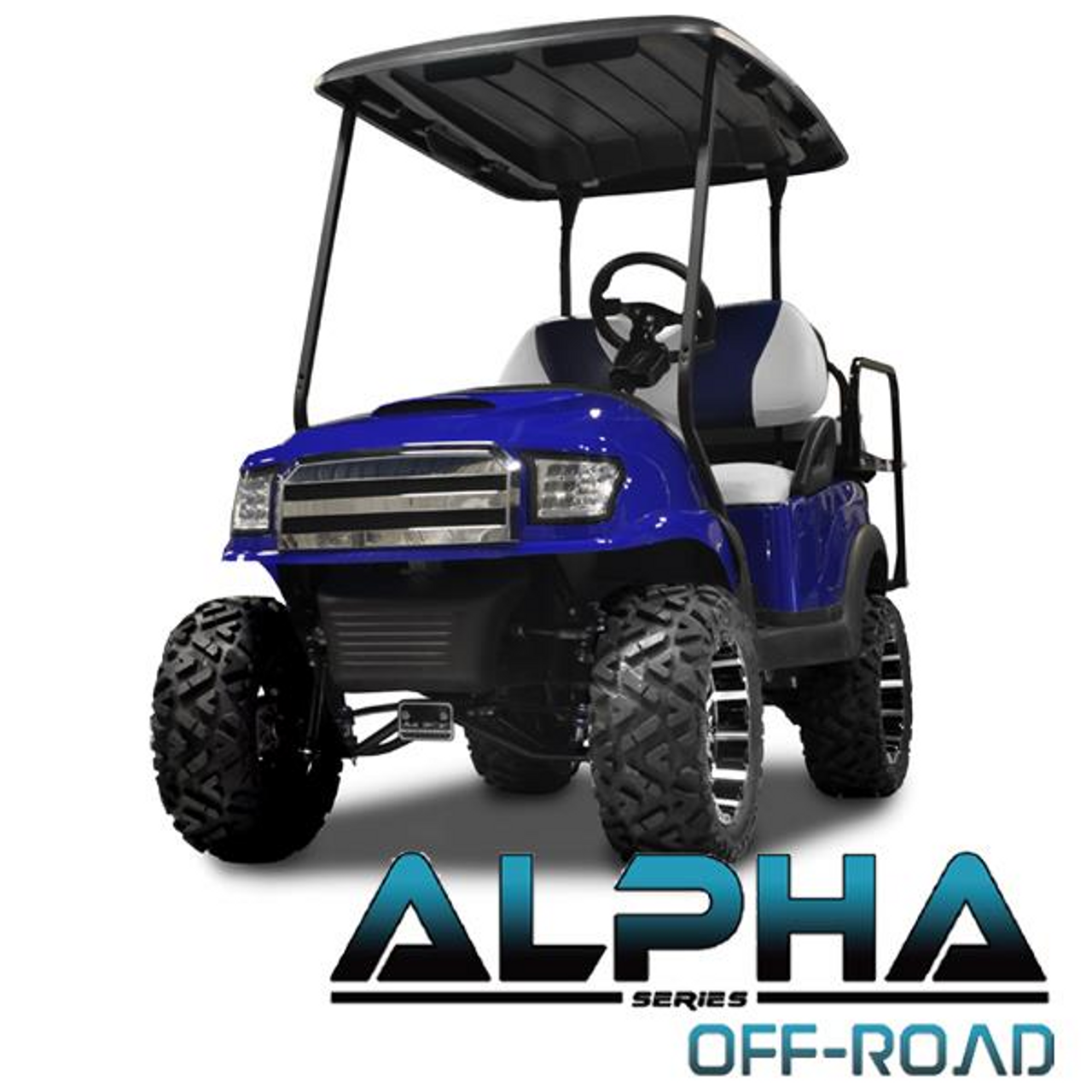 Club Car Precedent ALPHA Off-Road Front Cowl Kit in Blue (2004+), 05-027CO